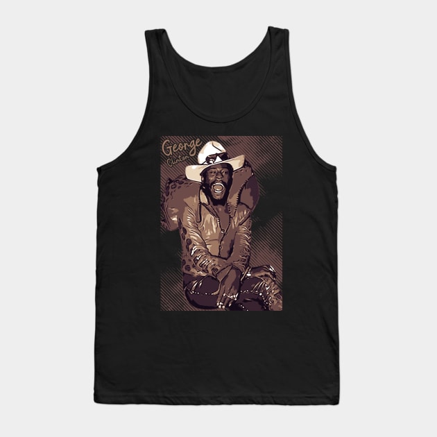 George Clinton // 70s Tank Top by Degiab